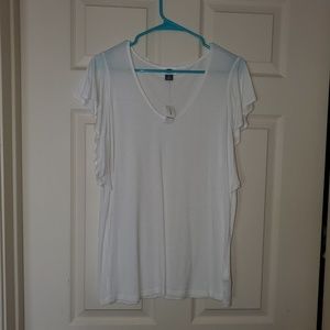 Old Navy ruffle sleeve top Medium